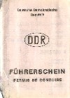 Führerschein der DDR